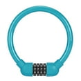 thumbnail image 1 of Denhf Bike Lock, Keyless Bicycle U Lock with 4 Digit Combination Password, Heavy Duty Anti Theft Lock for Electric Scooter, Ebike, Motorcycle, Door and Fence, 4.1 Inch, Blue, 1 of 4