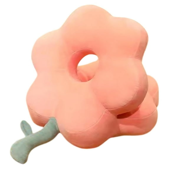 Denhf Neck Pillow, Flower Shaped Travel Pillow, Ultra-Soft Neck Cushion for Airplane, Car, Office Desk, Perfect Travel Pillow Sweet Sofa Soft Flower Shaped Neck Pillow for Head Support