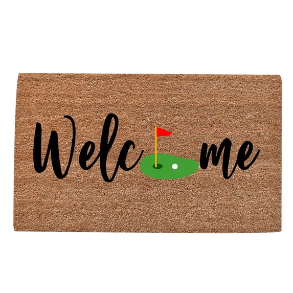 Denhf Summer Door Mat, Non-Slip Summer Welcome Doormat, Washable Seasonal Floor Mat for Front Door, Entrance Rug for Indoor Outdoor, Holiday Decoration, 23.6" x 15.8"