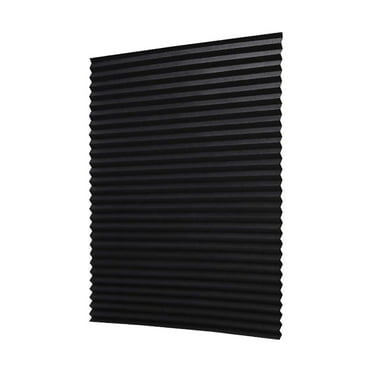 Denhf Window Blinds Cordless Blackout No Drill Cut to Size Clip On Stick On Self Adhesive Temporary Blinds Pleated Paper Blinds for Windows Doors Shades for Home Nursery Bedroom Kitchen Bathroom