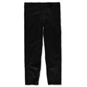 Denice Boys' Flat Front Adjustable Waist Pants - black, 18 (Big Boys)