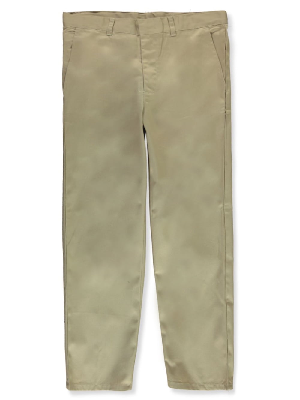 Denice Husky Boys' Flat Front Pants khaki, 8 husky (Big Boys Husky