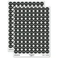 thumbnail image 1 of Denied Circle 200+ Round Stickers - Black - Matte Finish - 0.50" Size, 1 of 3