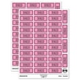 thumbnail image 1 of Denied Double Line Border Sticker Set - Light Pink - Matte Finish - 1.5" Small, 1 of 7