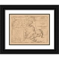 thumbnail image 1 of Denifon 14x12 Black Ornate Wood Framed with Double Matting Museum Art Print Titled - Massachusetts - Denifon 1796, 1 of 4