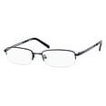 thumbnail image 1 of Denim 136 Semi-Rimless Rectangular Graphite Eyeglasses, 1 of 2