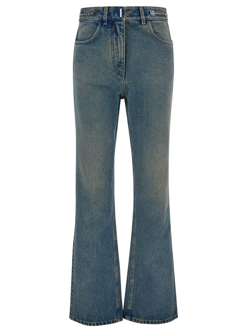 デニム・ジーパン GIVENCHY Woman Jeans Blue BW51145Y9N 420 Denim-Boot-Cut-Jeans_69bfafb8-