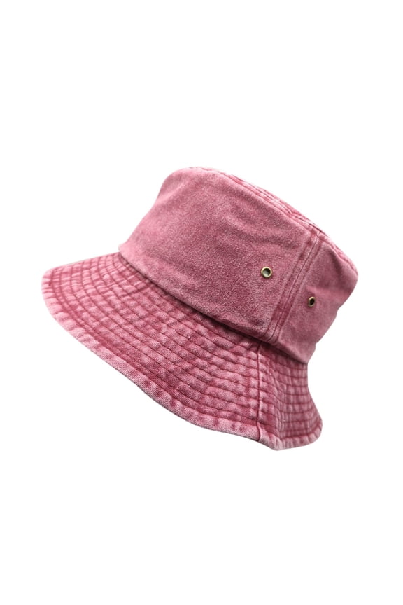 Denim Bucket Hat Sun Hats for Men Women Washed Sunscreen Breathable Beach Hat for Unisex Hats