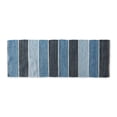 thumbnail image 1 of Denim Color Block Cotton Chindi Rug 2Ft 3Inx6Ft, 1 of 5