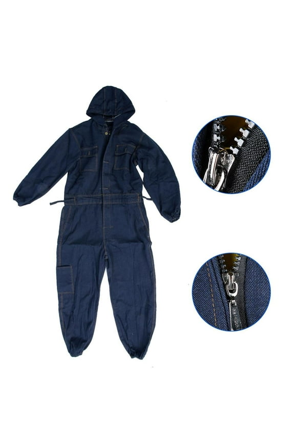 Denim Coverall Electric Welding Suit Labor Insurance Clothes Auto Repairman Workwear High Quality Fit For 170/175/180/185/190cm