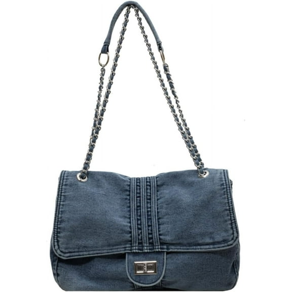 Denim Crossbody Bag, Jean Purses for Women Denim Clutch Purses and Handbags