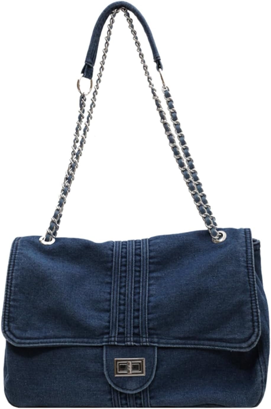 Denim Crossbody Bag, Jean Purses for Women Denim Clutch Purses and Handbags