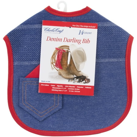 DMC Charles Craft Denim Darling Baby Bib