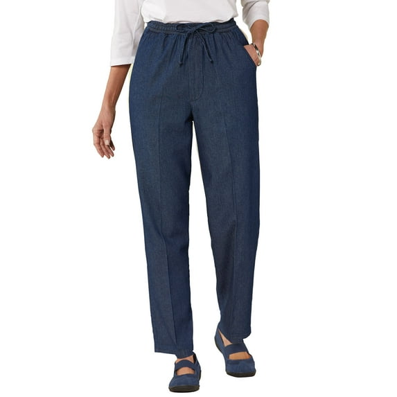 Denim Drawstring Pants