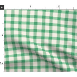 Kelly 1 inch Green Gingham Fabric - 100% Quilting COTTON Fabric, Woven  Cotton- Carolina Gingham - Quality Cotton (Choose Your Cut Size) C23b