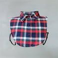 thumbnail image 1 of Denim Fake Collar for Women Men Sweater Denim Striped Collars Jean Blouses Button Down Dickey Layering Adjustable Striped Detachable Half High False Collar, 1 of 4