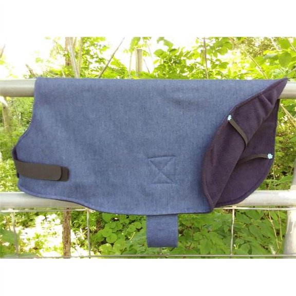 Denim & Fleece Lined Goat Coat - Large