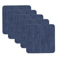 thumbnail image 1 of Denim Iron On Patches 743 Repair Fabric Patches Strong Adhesive 3 in Assorted Blue Set Of 5 For Clothing Repair And Decoration, 1 of 7