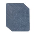 thumbnail image 1 of Denim Iron-on Patches, 6Pcs Sew-on Fabric Patches for Jeans Clothing Repair Shades Decoration Kit, Blue 5 x 3.7", 1 of 5