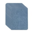 thumbnail image 1 of Denim Iron-on Patches, 6Pcs Sew-on Fabric Patches for Jeans Clothing Repair Shades Decoration Kit, Sky Blue 5 x 3.7", 1 of 5