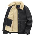 thumbnail image 1 of Denim Jacket Men Winter Fleece Lined Deim Coat With Multi-Pockets chaqueta vaquera hombre, 1 of 7