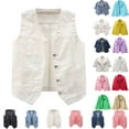thumbnail image 1 of Denim Jackets for Women Solid Color Versatile Casual V-neck Jean Tank Top And Camisole Jacket, 1 of 4