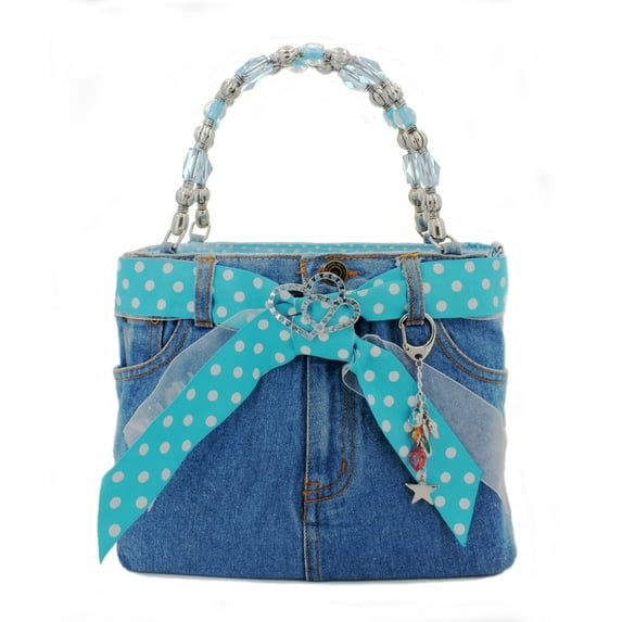 BAG1999 Hard-Shell Denim Purse, Blue, 1-Piece - BG-BJ117MTQ