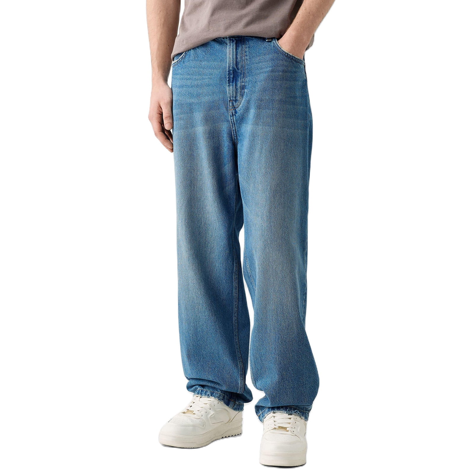 Y2K Jeans Jeans Larghi Oversize Da Uomo E Da Donna Streetwear Hip Hop A Gamba Larga Con Ricamo Grafico Stile Punk Harajuku Retrò Casual Da 26,95 € | DHgate