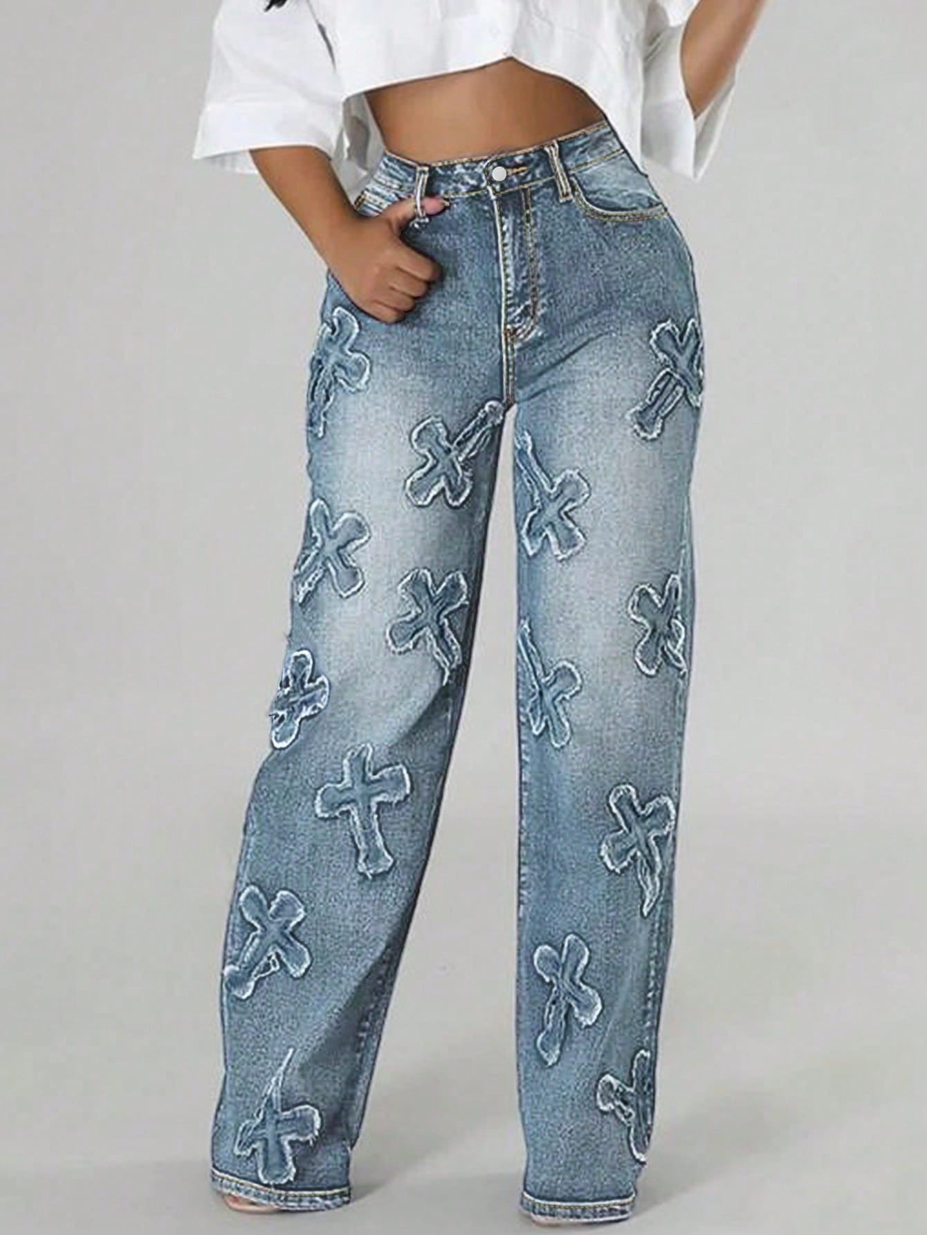 美品✨ 2024年 EVERYDAY I LIKE. Loose Jeans ZW COLLECTION LOW-RISE BAGGY JEANS - Blue | ZARA United States