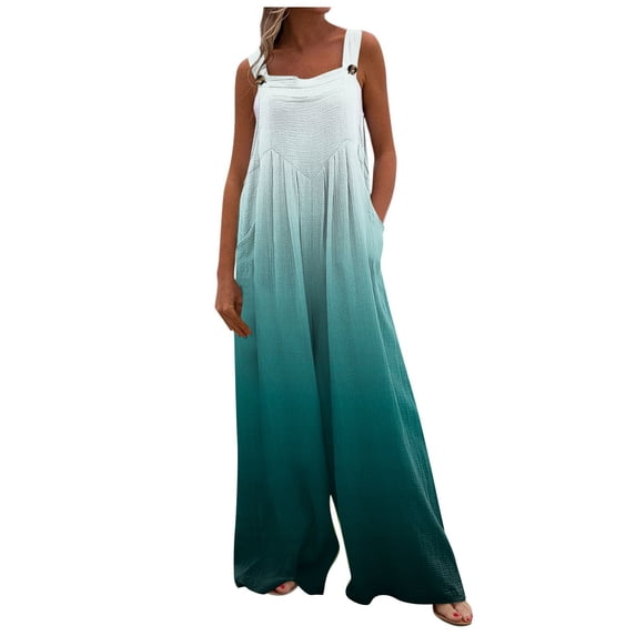 Denim Jumpsuit For Women, Summer Rompers For Women, Spring Break Outfits, White Jumpsuit, Summer Set, Womens 2 Piece Outfits Summer, Plus Size Jumpsuitcasual Rompers For Women(Small,Cyan)