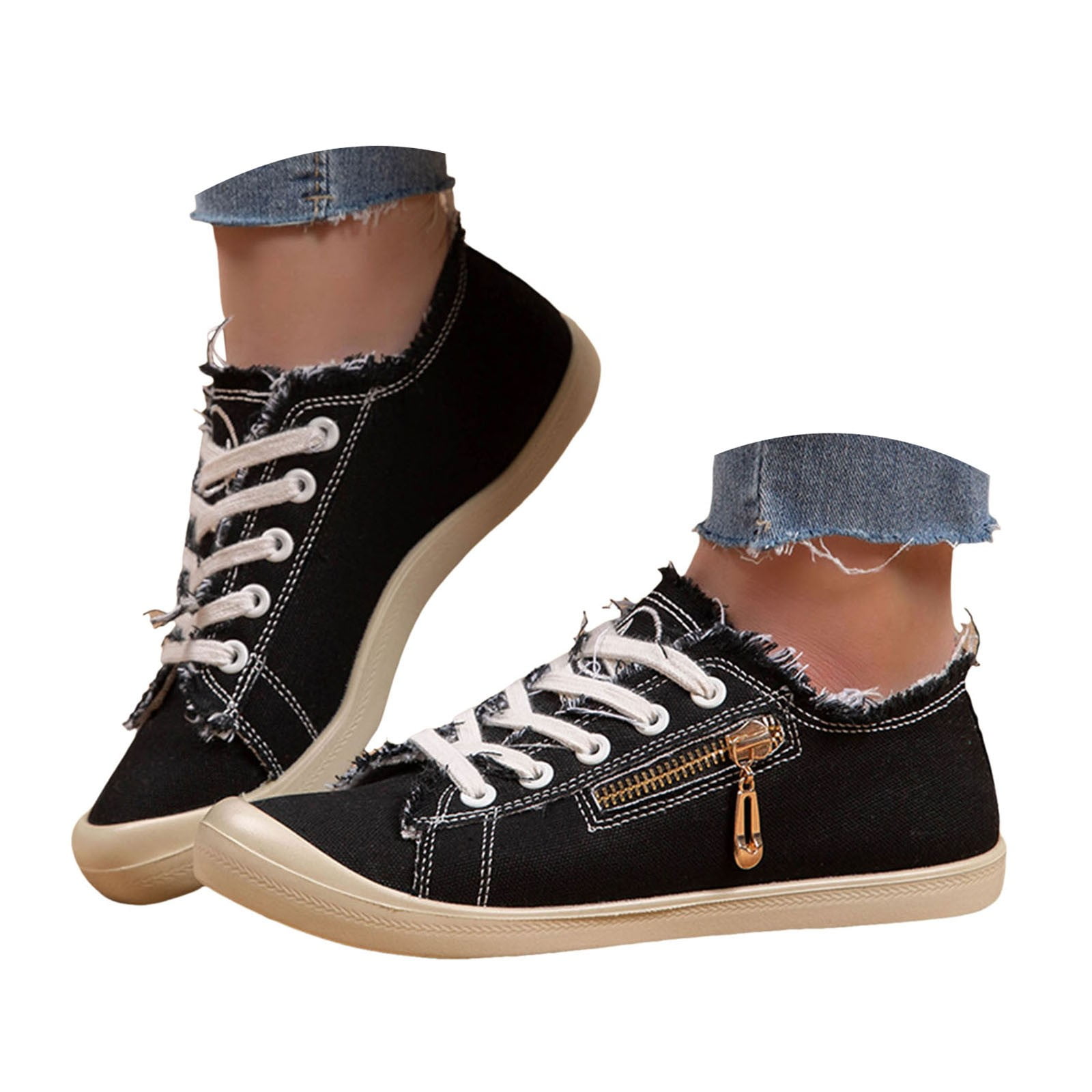 Canvas Sneakers With Arch Support
