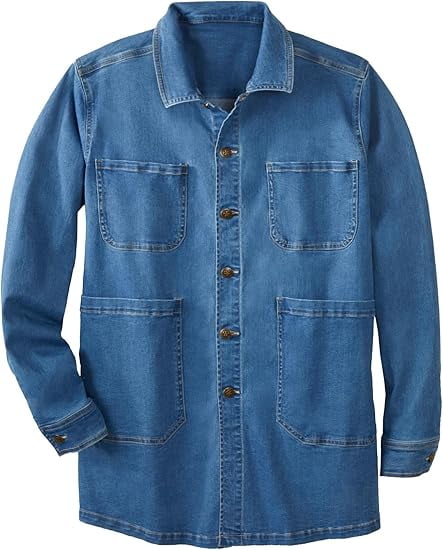 Denim Multi-Pocket Utility Jacket, Men's