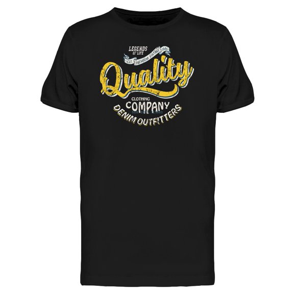 Denim Outfitters T-Shirt Men -Image by Shutterstock, Male x-Large