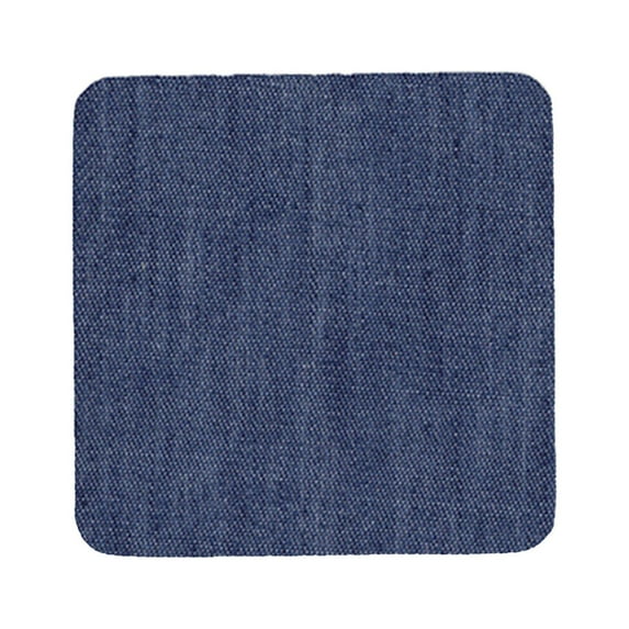 Denim Patches for Jeans Kit,Jeans and Clothing Repair and Decoration Kit,Denim Iron-on Patches Inside & Outside Strongest Glue,Assorted Shades Of Blue Repair Decorating,A,2.95x2.95"