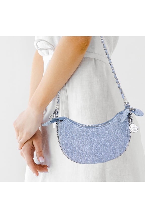 Denim Quilted Hand Bag / Crossbody Bag