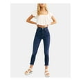 thumbnail image 1 of FREE PEOPLE Womens Navy Ankle Skinny Jeans 27, 1 of 2