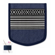 Denim Sew-On Pocket Patch for Jeans, Heavy Duty Functional Jean Repair Pocket, No Adhesive, Hand or Machine Sew Patch for Jackets, Pants, Backpacks