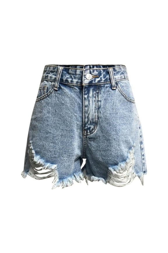 Denim Shorts Women Denim Shorts Women High Waisted Stretch Summer Jean Causal Shorts