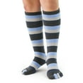 thumbnail image 1 of Denim Stripe Toe Socks, 1 of 1
