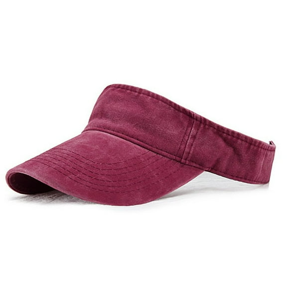 Denim Sun Hat All-match Solid Color Empty Top Baseball Hat for Outdoor