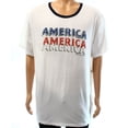 thumbnail image 1 of Denim & Supply Ralph Lauren NEW White Mens Size 2XL America Tee T-Shirt, 1 of 2