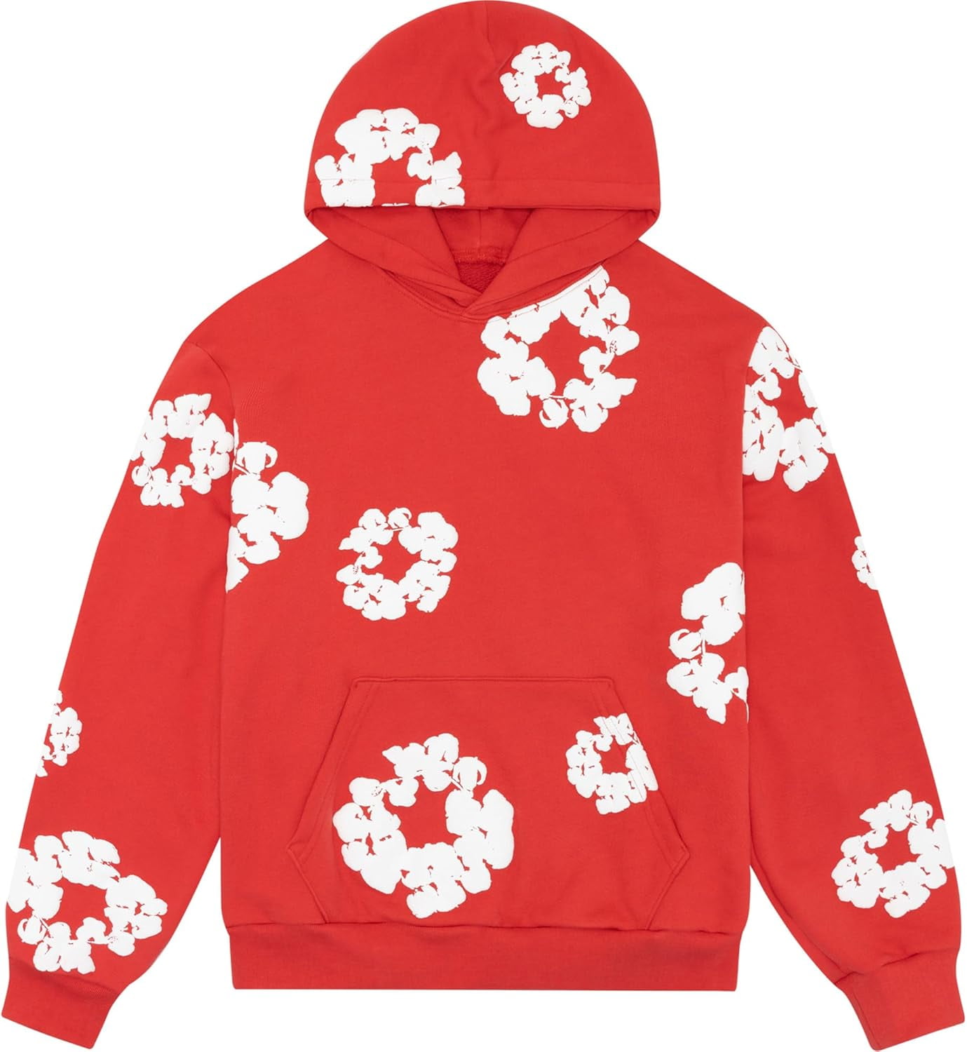 Denim Tears Hoodie Y2k Hoodie Flower Puff Letter Print Graphic Hoodies ...