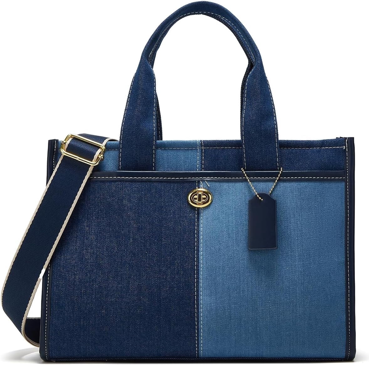 Denim Tote Bag Women Large Shoulder Bag Vintage Satchels Bag Cute Hobo Bags Casual Work Travel College Tote Handbag 2024
