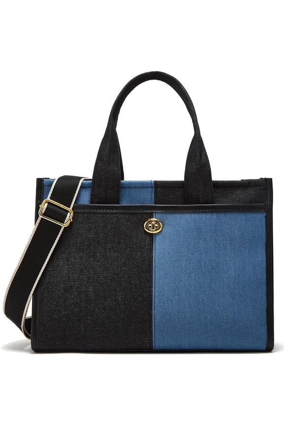 Denim Tote Bag Women Large Shoulder Bag Vintage Satchels Bag Cute Hobo Bags Casual Work Travel College Tote Handbag 2024