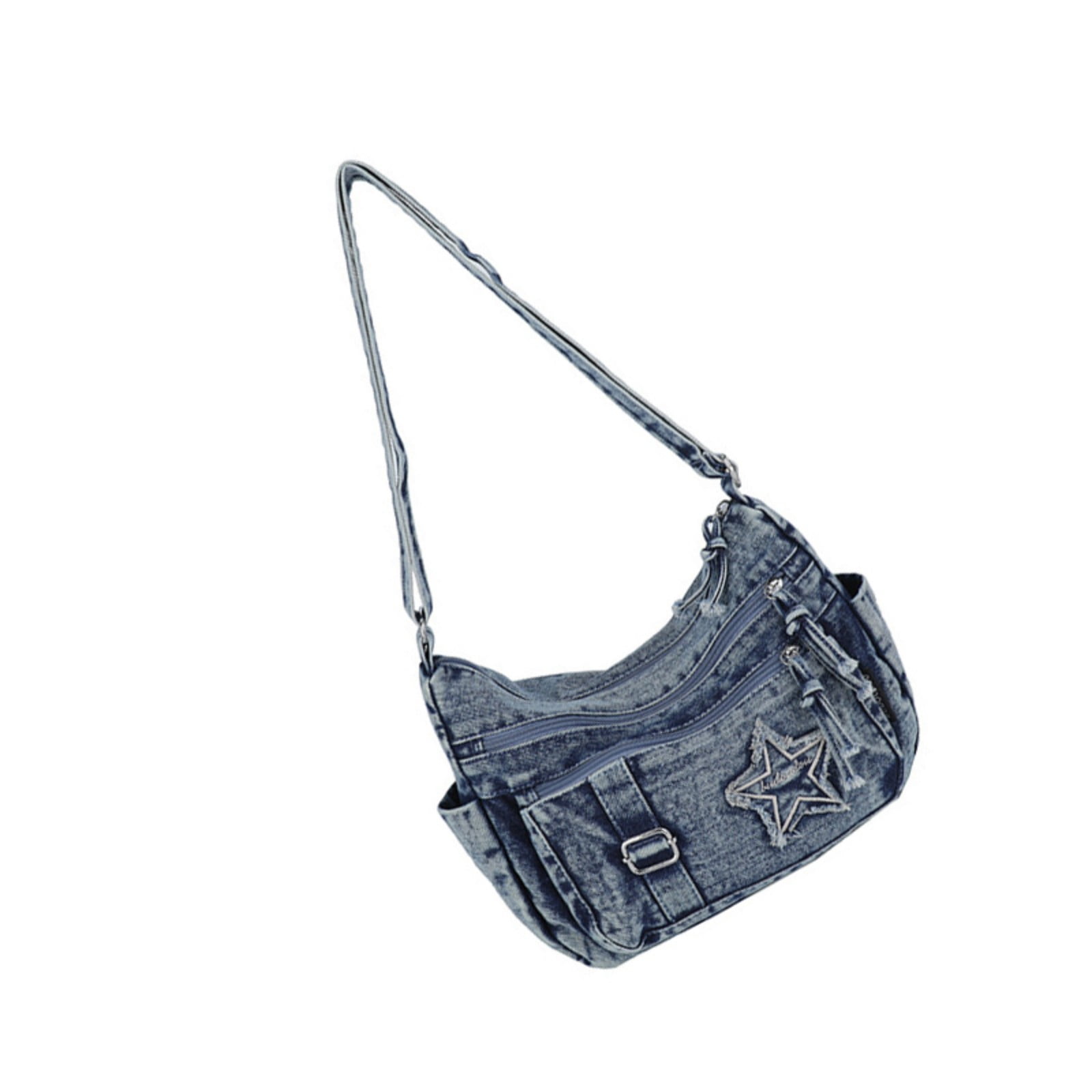 Denims Shoulder Purses for Womens Casual Hobos Bags Shoulder Handbags Crossbody Bag with Adjustable Straps Toted Bag