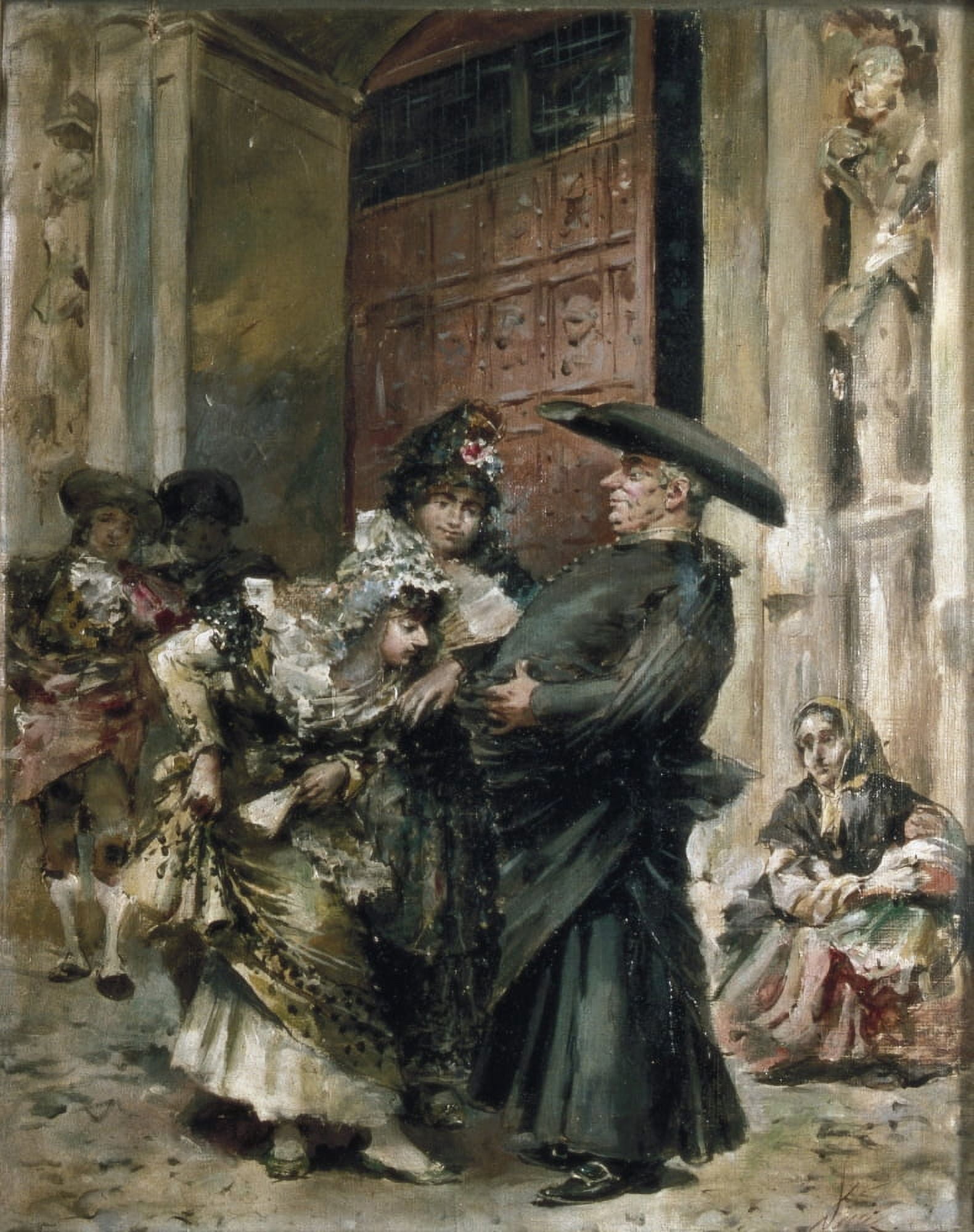 Denis Belgrano Jos??¬© (1844-1917) Canvas Art -  (18 x 24)