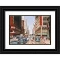 thumbnail image 1 of Denis, E 24x18 Black Ornate Wood Framed with Double Matting Museum Art Print Titled - Los Angeles II, 1 of 4