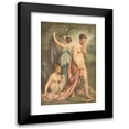 thumbnail image 1 of Denis Ernest Bastien 17x24 Black Modern Framed Museum Art Print Titled - Three Bathing Woman (1875), 1 of 5