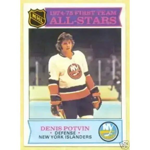 Denis Potvin New York Islanders 1975-76 Topps card