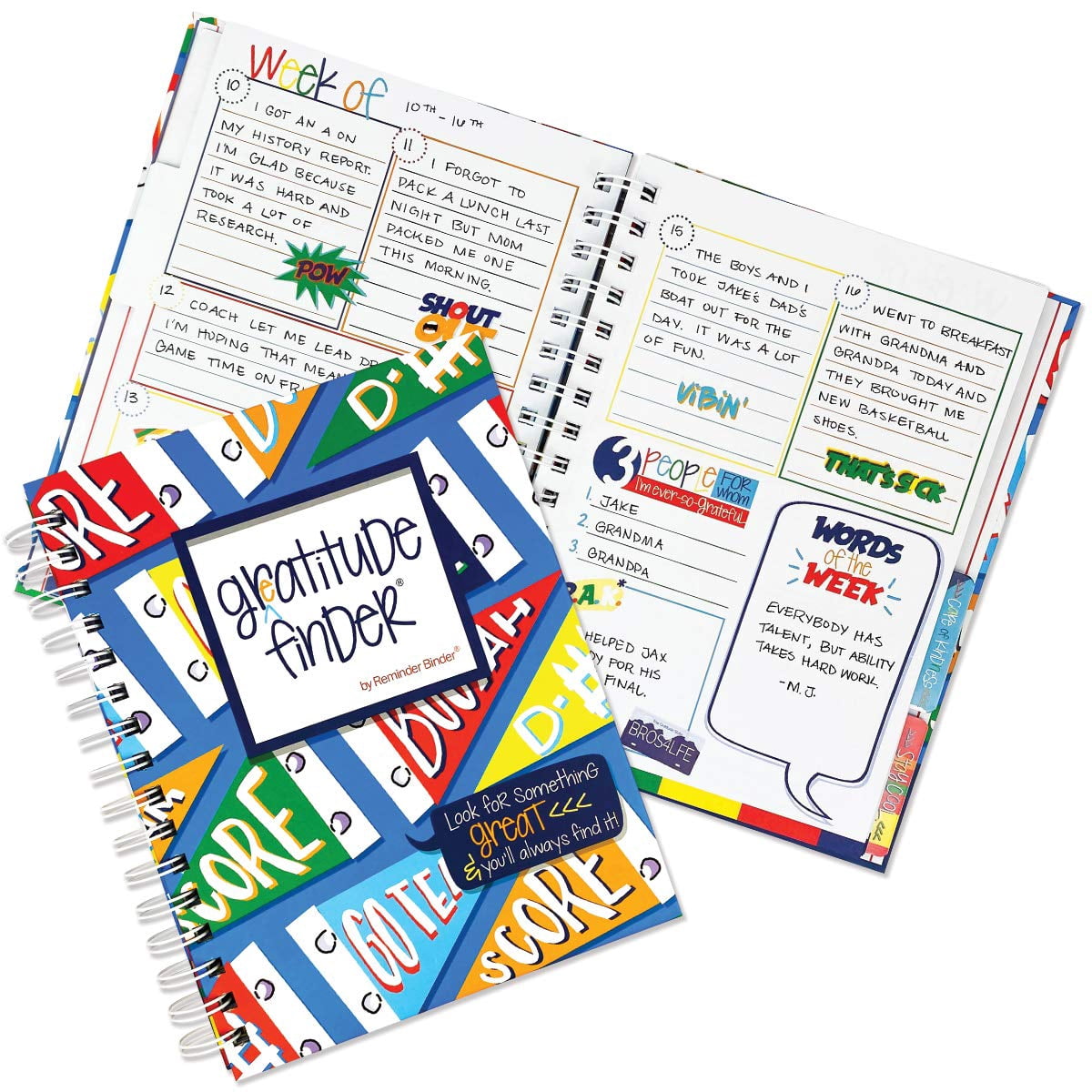 Denise albright gratitude finder 52 week non dated journal for boys